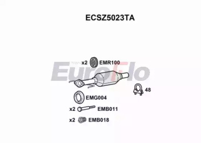 Катализатор (EuroFlo: ECSZ5023TA)