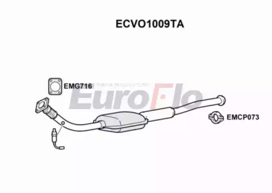 Катализатор (EuroFlo: ECVO1009TA)