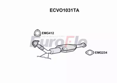 Катализатор (EuroFlo: ECVO1031TA)