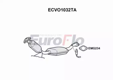 Катализатор (EuroFlo: ECVO1032TA)