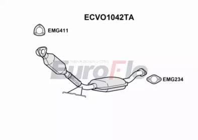 Катализатор (EuroFlo: ECVO1042TA)