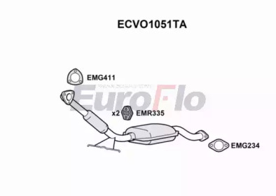 Катализатор (EuroFlo: ECVO1051TA)