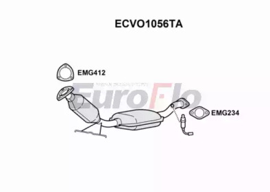 Катализатор (EuroFlo: ECVO1056TA)