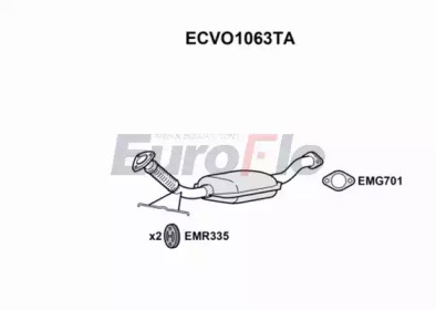 Катализатор (EuroFlo: ECVO1063TA)