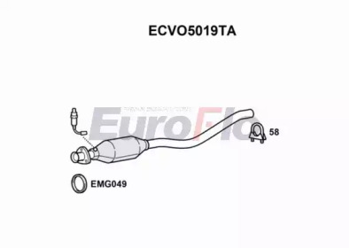 Катализатор (EuroFlo: ECVO5019TA)