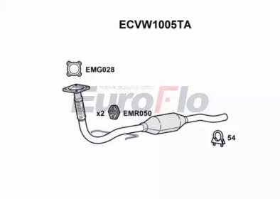 Катализатор (EuroFlo: ECVW1005TA)