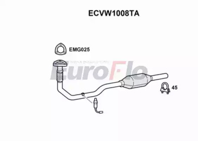 Катализатор (EuroFlo: ECVW1008TA)