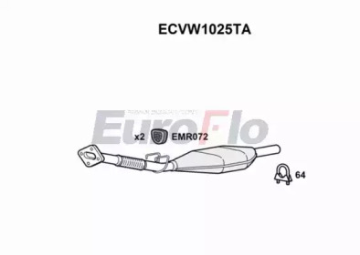 Катализатор (EuroFlo: ECVW1025TA)