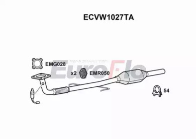 Катализатор (EuroFlo: ECVW1027TA)