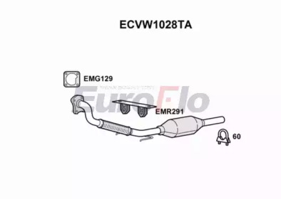 Катализатор (EuroFlo: ECVW1028TA)