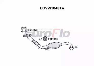 Катализатор (EuroFlo: ECVW1045TA)