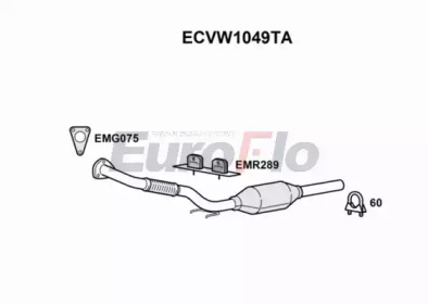 Катализатор (EuroFlo: ECVW1049TA)