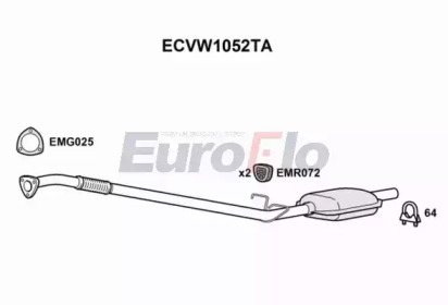 Катализатор (EuroFlo: ECVW1052TA)