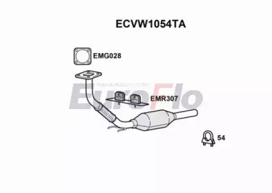 Катализатор (EuroFlo: ECVW1054TA)