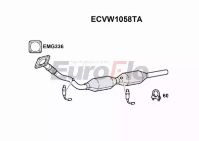 Катализатор (EuroFlo: ECVW1058TA)