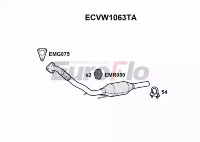 Катализатор (EuroFlo: ECVW1063TA)