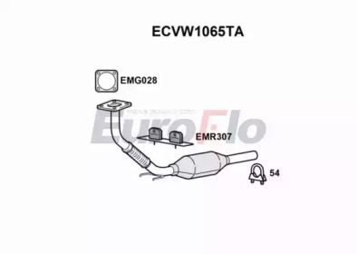 Катализатор (EuroFlo: ECVW1065TA)