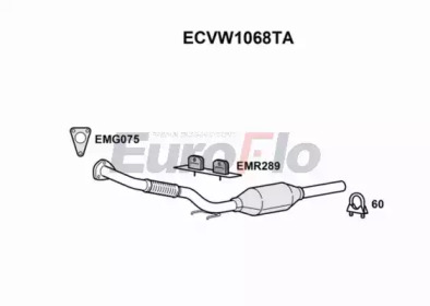 Катализатор (EuroFlo: ECVW1068TA)