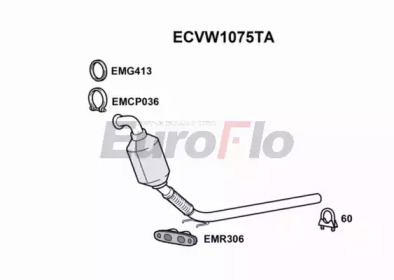 Катализатор (EuroFlo: ECVW1075TA)