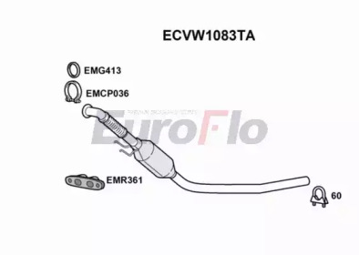 Катализатор (EuroFlo: ECVW1083TA)