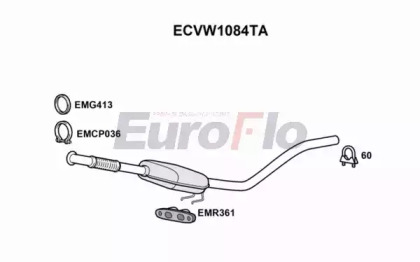 Катализатор (EuroFlo: ECVW1084TA)