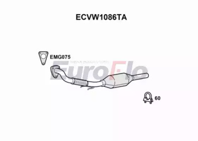 Катализатор (EuroFlo: ECVW1086TA)