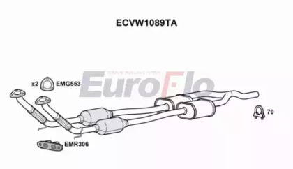 Катализатор (EuroFlo: ECVW1089TA)