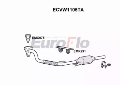 Катализатор (EuroFlo: ECVW1105TA)