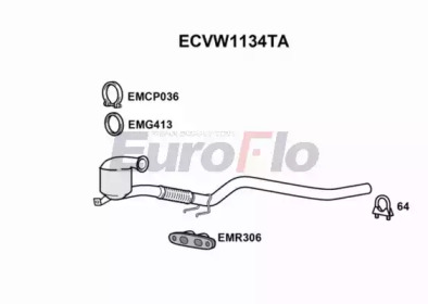 Катализатор (EuroFlo: ECVW1134TA)