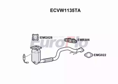 Катализатор (EuroFlo: ECVW1135TA)