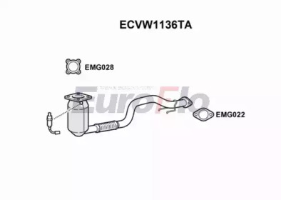 Катализатор (EuroFlo: ECVW1136TA)