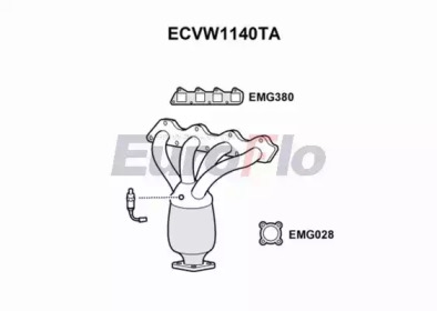 Катализатор (EuroFlo: ECVW1140TA)