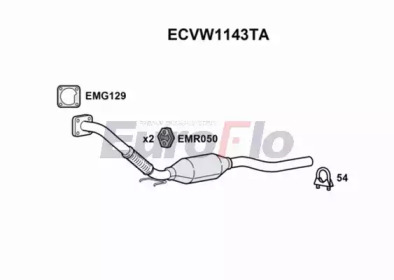 Катализатор (EuroFlo: ECVW1143TA)