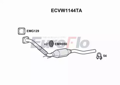 Катализатор (EuroFlo: ECVW1144TA)