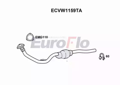 Катализатор (EuroFlo: ECVW1159TA)