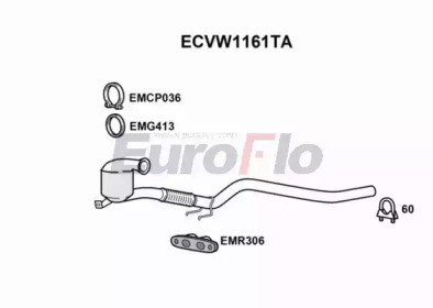 Катализатор (EuroFlo: ECVW1161TA)