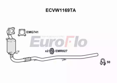 Катализатор (EuroFlo: ECVW1169TA)