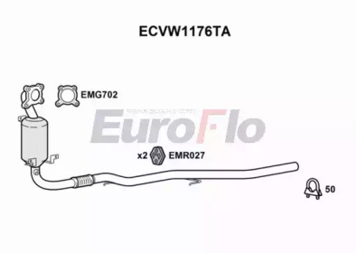 Катализатор (EuroFlo: ECVW1176TA)