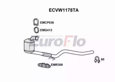 Катализатор (EuroFlo: ECVW1178TA)