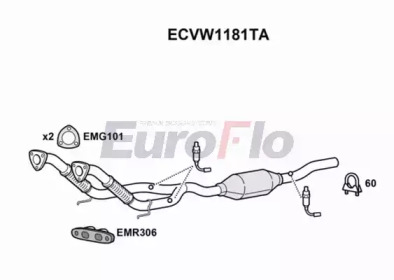 Катализатор (EuroFlo: ECVW1181TA)