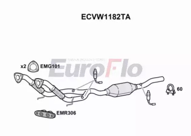 Катализатор (EuroFlo: ECVW1182TA)