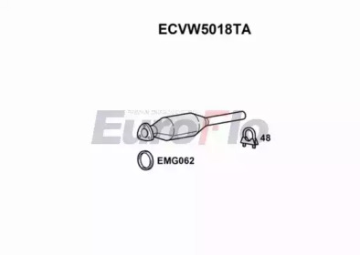 Катализатор (EuroFlo: ECVW5018TA)