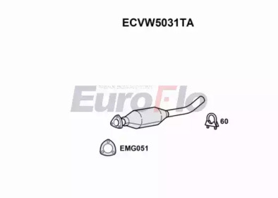 Катализатор (EuroFlo: ECVW5031TA)