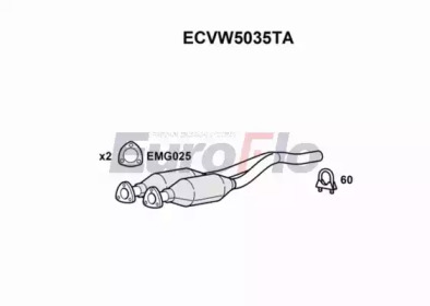 Катализатор (EuroFlo: ECVW5035TA)