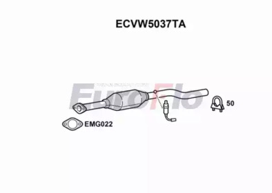 Катализатор (EuroFlo: ECVW5037TA)