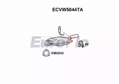 Катализатор (EuroFlo: ECVW5044TA)