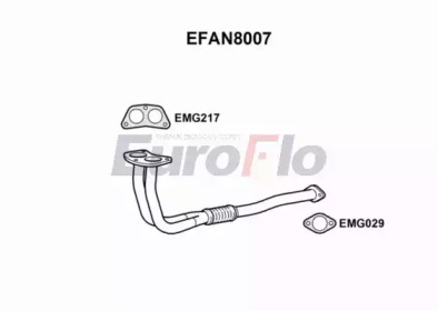 Трубка (EuroFlo: EFAN8007)