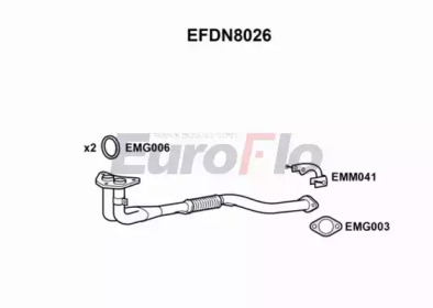 Трубка (EuroFlo: EFDN8026)