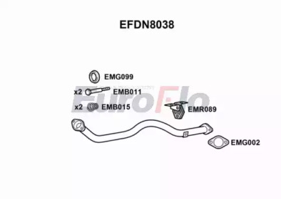 Трубка (EuroFlo: EFDN8038)