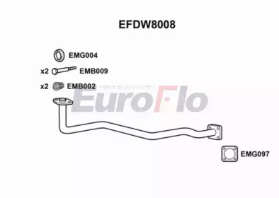 Трубка (EuroFlo: EFDW8008)